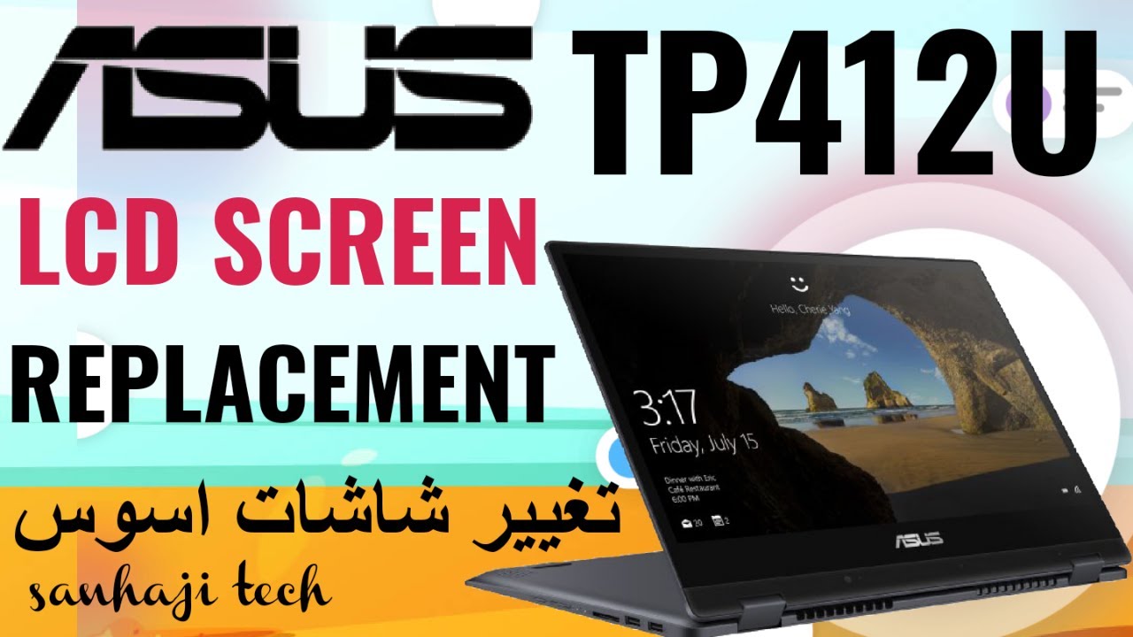 How to Replace ASUS VivoBook Flip 14 TP412U  Screen Replacement  Disassembly