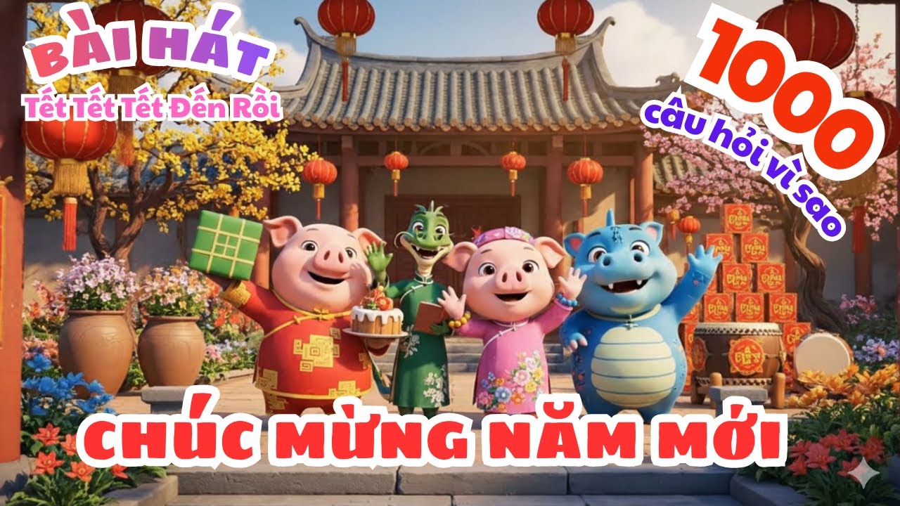 1000 Câu hỏi vì sao: Chúc mừng năm mới | Nhạc thiếu nhi