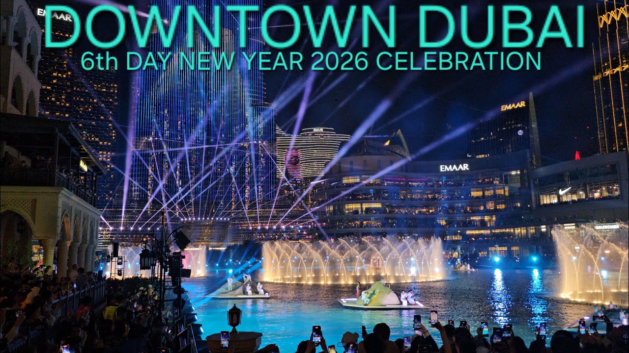 🇦🇪 DUBAI MALL Must See Attractions [4K] Amazing Burj Khalifa & Dubai Fountain Show 