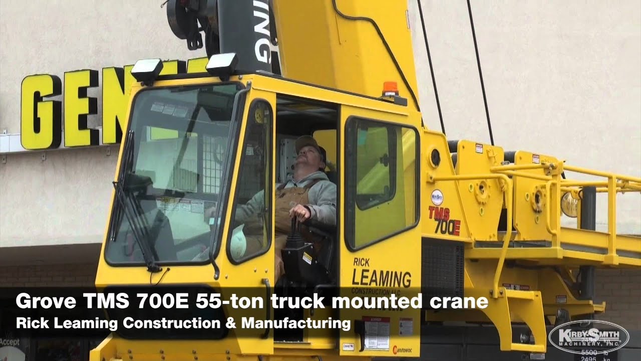 KS - Rick Leaming Construction & Manufacturing - Grove TMS 700E Crane