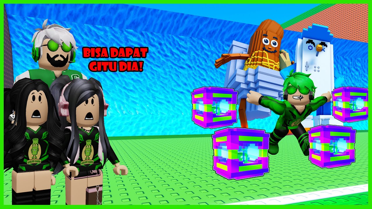 Aku Dapat Lucky Block Brainrot Divine Dari Secret Admin Abuse - Roblox Escape Tsunami For Brainrots