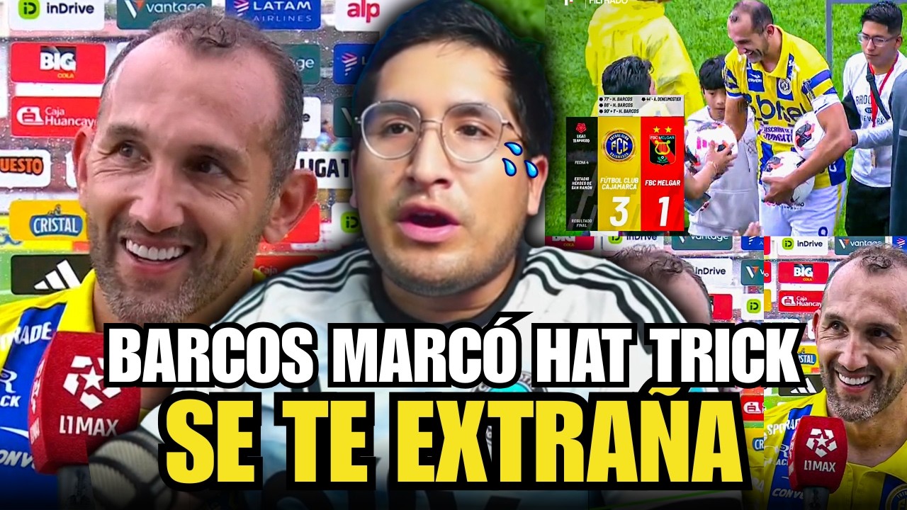🔥HAT-TRICK DE HERNÁN BARCOS A MELGAR | CAJAMARCA 3-1 MELGAR🦤FANODRIC CONMOVIDO 