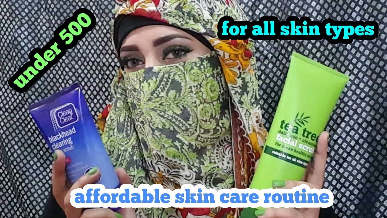 My skin care routine under 500rs // 2018 _zainab numan