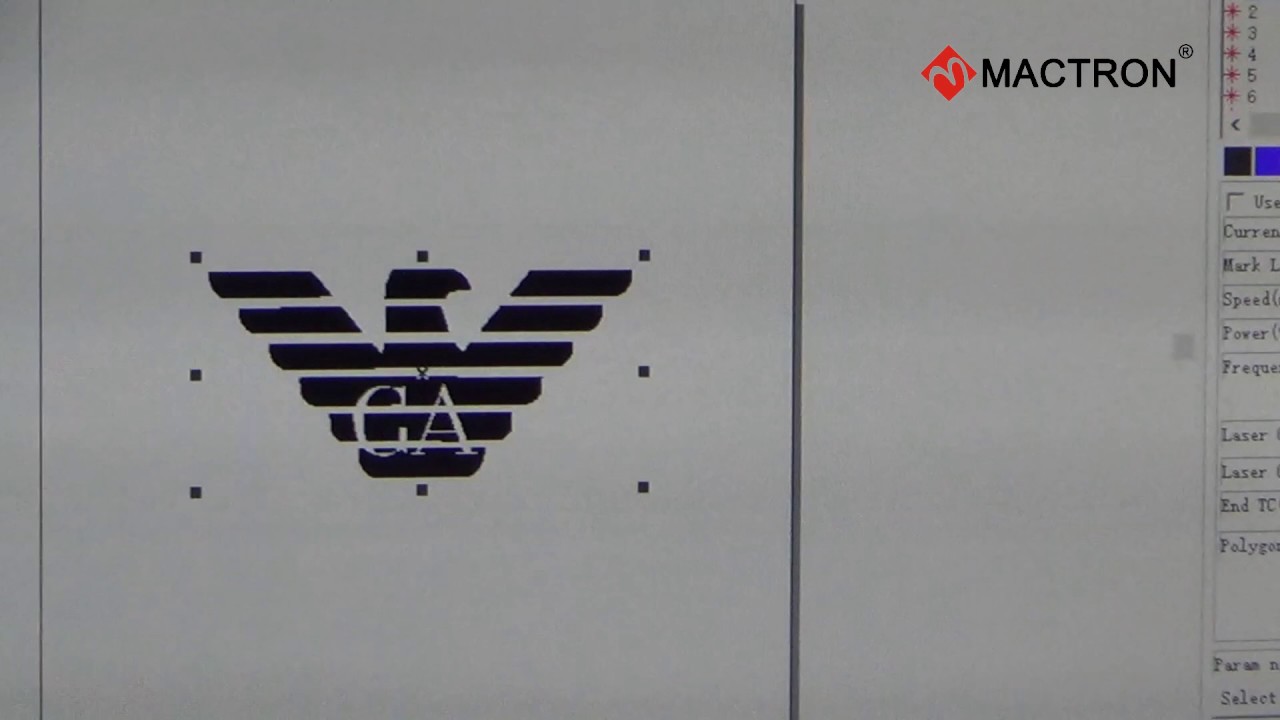 (3) Vector file marking -  Co2 Metal Laser Marking Machine Software