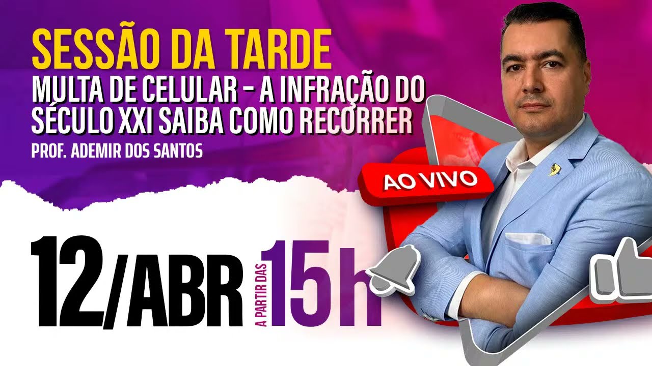 Multa de CELULAR, a infração do Século XXI  -  Saiba como recorrer!!
