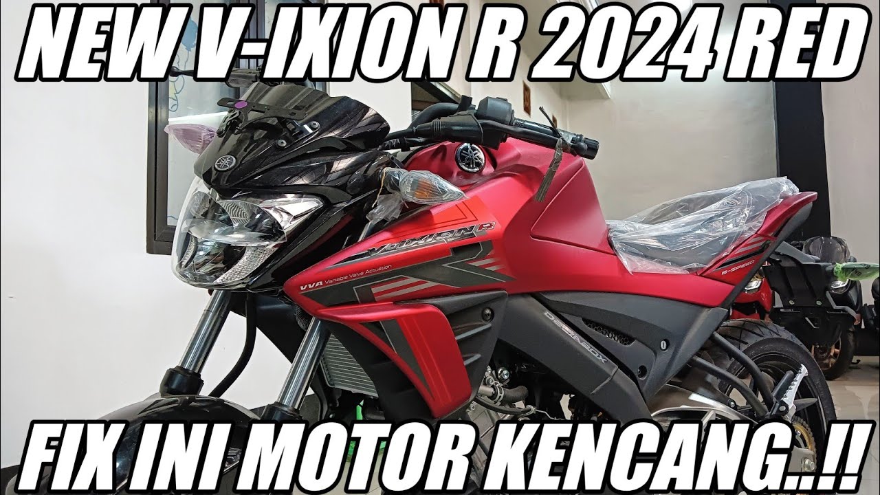 NEW VIXION R 155 2024 RED! INI BARU BEDA? JADI GANTENG..!!