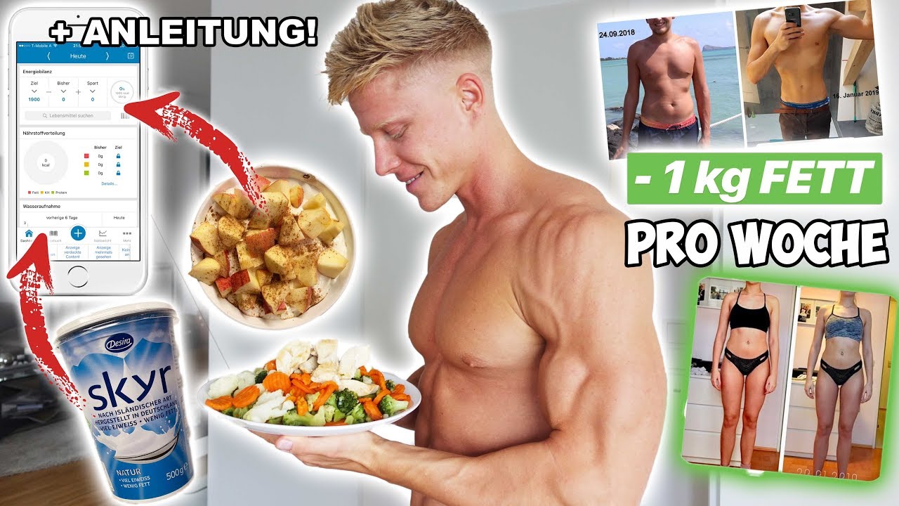SCHNELL FETT VERLIEREN mit DIESEM SYSTEM! Full Day of Eating