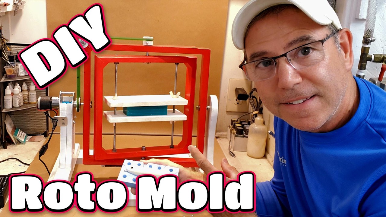DIY Roto-Mold Machine for Hollow Fishing Lures – Make Crankbaits & Frogs!  #handmadelure  #froglure