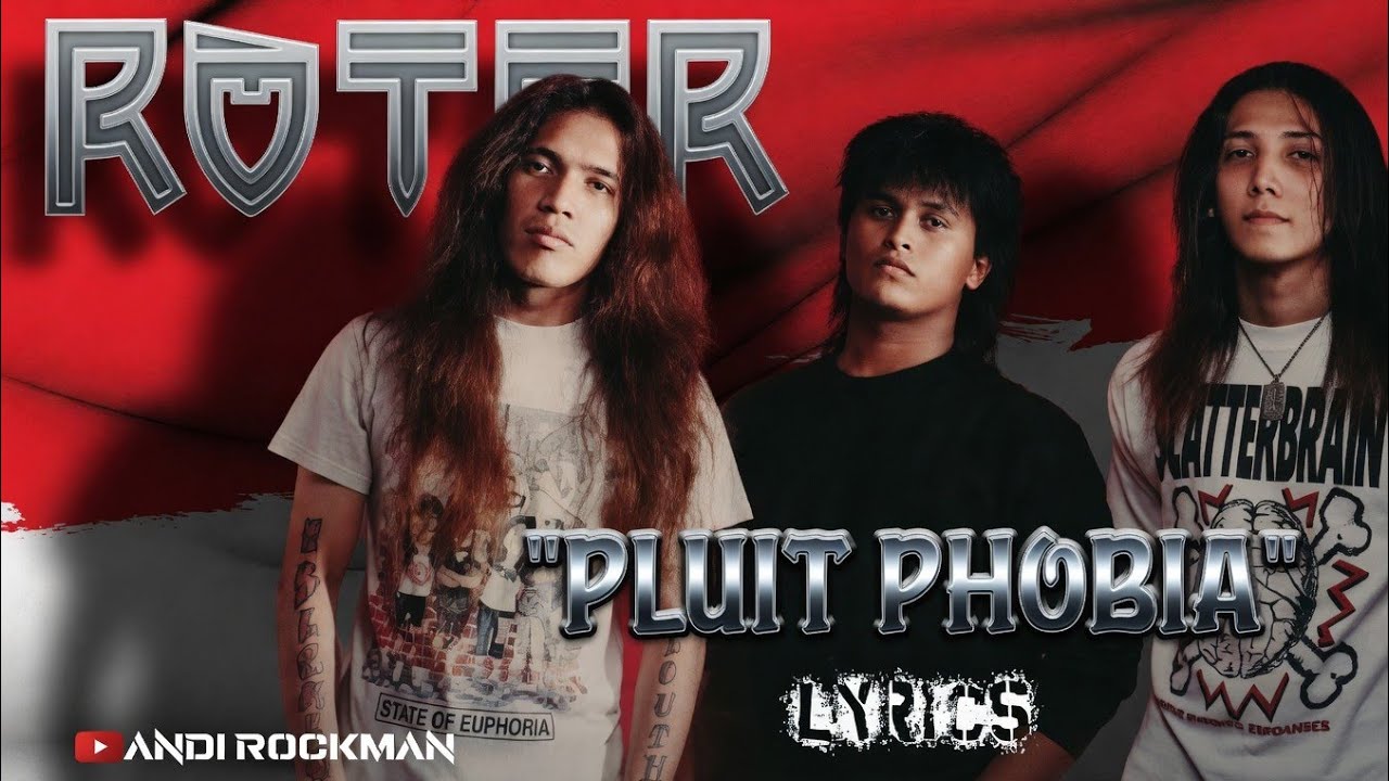ROTOR - Pluit Phobia + Lyrics (1992) LEGENDA THRASH METAL INDONESIA #AndiThrashman