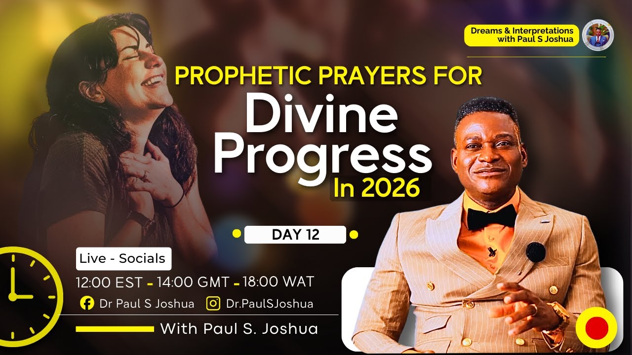 7 PROPHETIC PRAYERS FOR DIVINE PROGRESS |EP 942| Live with Paul S. Joshua