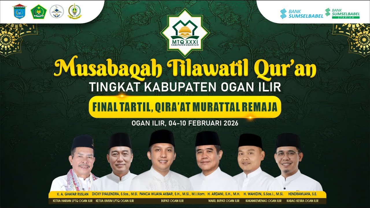 FINAL TARTIL, QIRA'AT MURATAL REMAJA MTQ KAB.OGAN ILIR  XXXI  2026