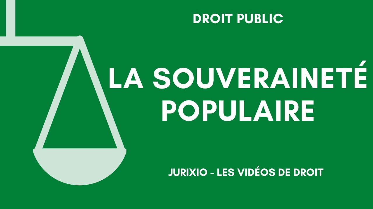 La souveraineté populaire