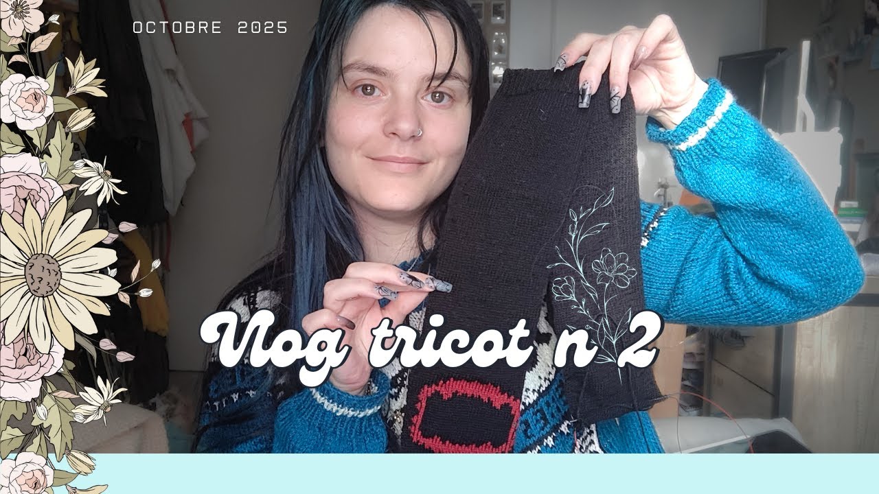 vlog n 2 : On finit les chaussettes et on continue le pull !