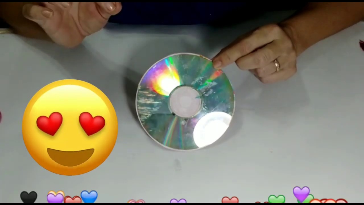 DIY CD ENCANTADOR! LINDA IDEIA PARA RECICLAGEM DE CDS VELHOS! FAÇA VOCÊ MESMO !!