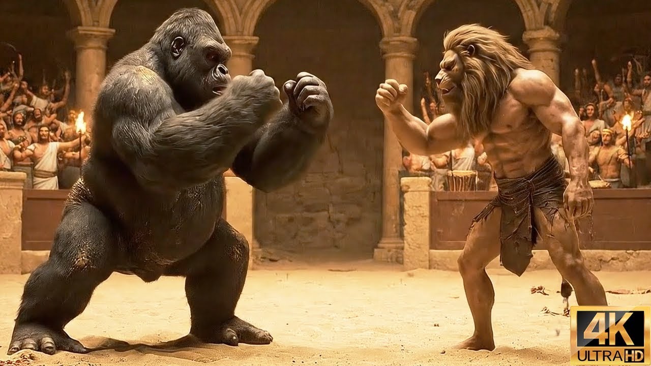 King Kong vs Sphinx lion 2025 : 