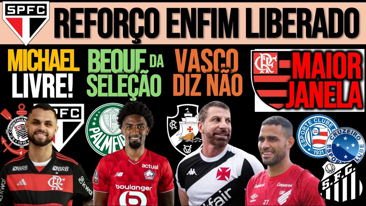 MICHAEL: TIMÃO OU SP? ZAGUEIRO NA SEP| LUCAS RAMON, YURI ALBERTO, JANELA DO FLA, VASCO, KARDEC, ZÊRO