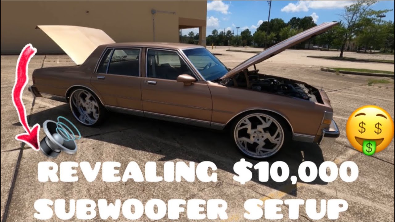 🔥 REVEALING $10,000 CAR AUDIO SETUP SUBWOOFER BASSBOOSTED LITHEUM BATTERIES 1990 CAPRICE CLASSIC