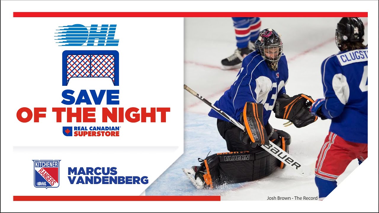 OHL Save Of The Night | Marcus Vandenberg| February 1, 2022