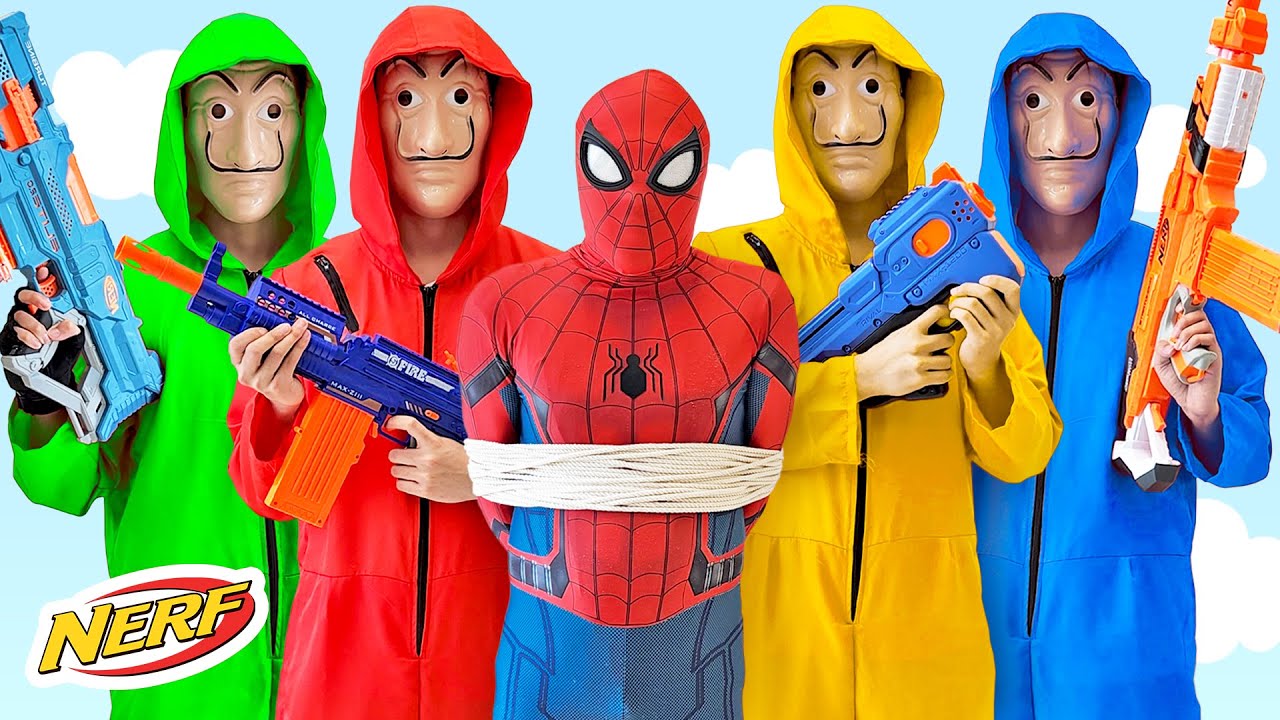 PRO SUPERHERO Spider Man Nerf War Compilation !! ( Funny Nerf Gun Action Real Life )