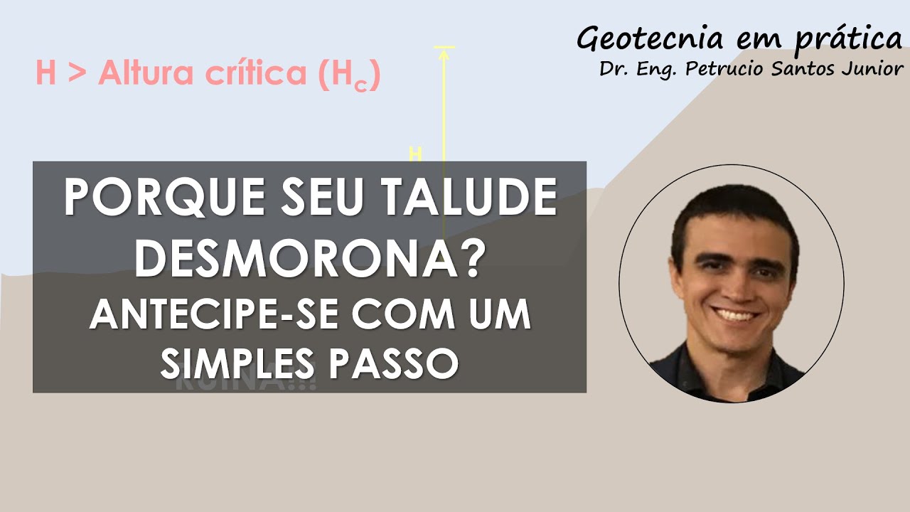 PORQUE SEU TALUDE DESMORONA? ANTECIPE-SE COM UM SIMPLES PASSO