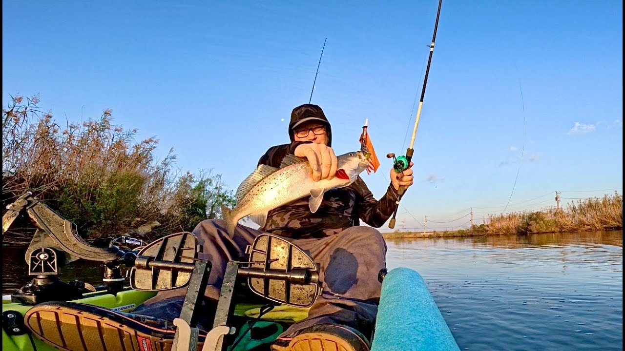 Kayak fishing Myrtle Grove