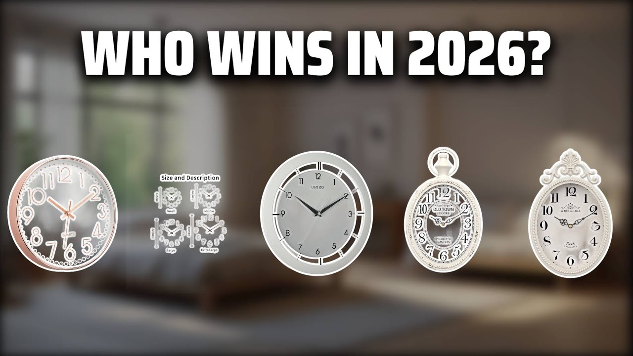 The Top 5 Best Quiet Wall Clock in 2026 - Must Watch Before Buying!