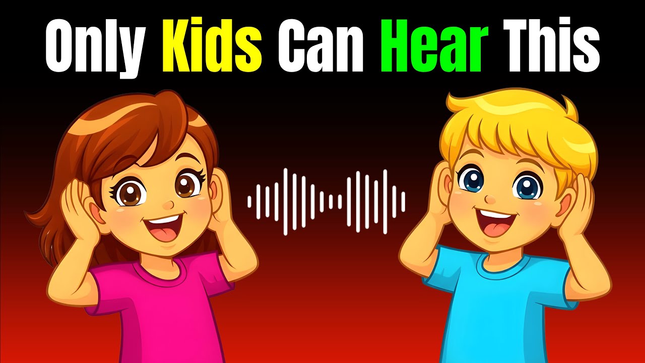Only kids can hear this secret sound 😳😱