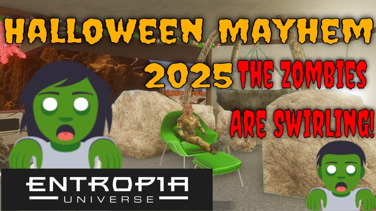 Halloween Mayhem 2025 For Entropia Universe Plasma Rifle on Zombies Sign Me up!