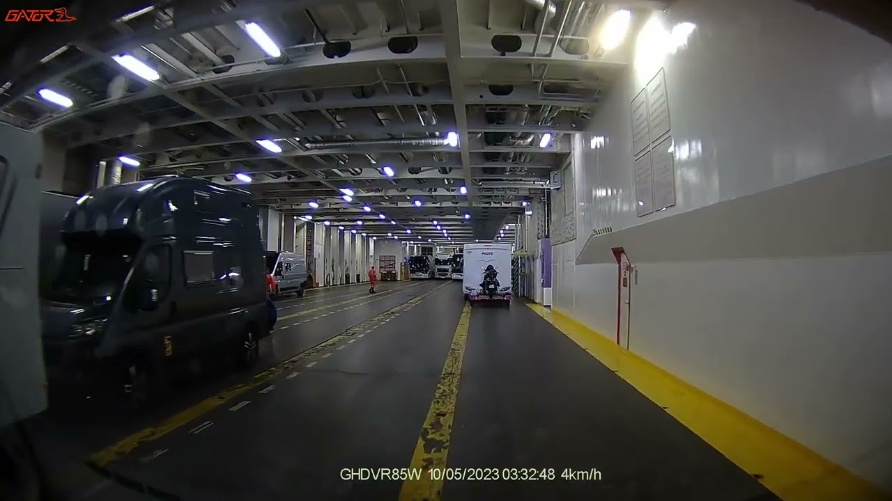 Boarding ferry at Roscoff