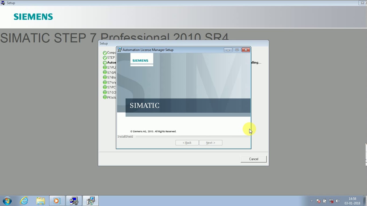 Software Installation Simatic Manager V5.5 sp4