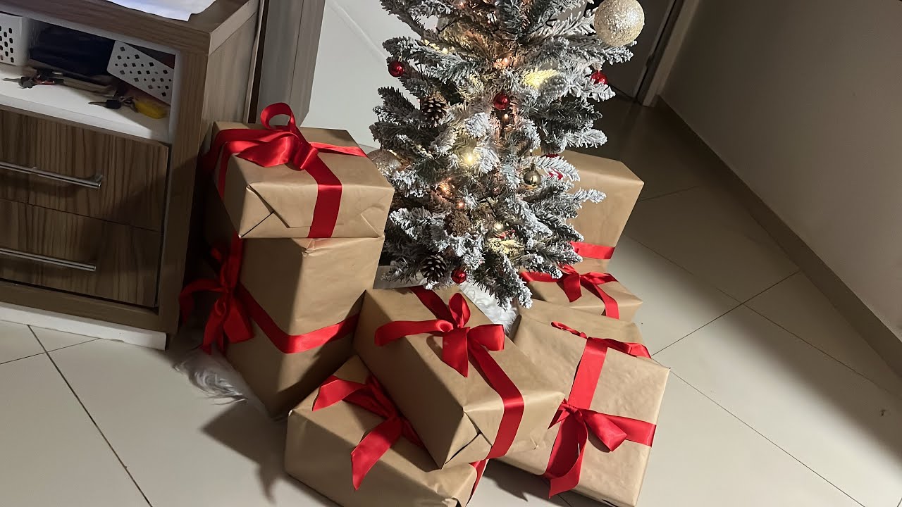 MONTANDO A ÁRVORE DE NATAL E EMBALANDO OS PRESENTES