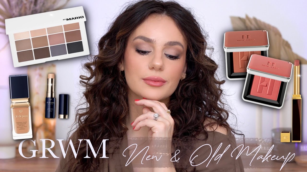 GRWM: NEW & OLD - Makeup By Mario NEUTRAL PALETTE, Haus Labs BLUSHES, Cle De Peau FOUNDATION & More