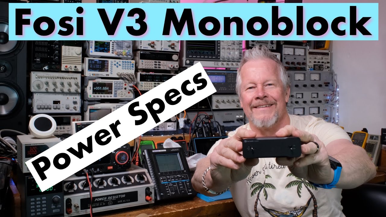 Fosi V3 Mono Amplifier with PFFB - TPA3255 Real Power Rating #TPA3255 #classdamplifier #PFFB