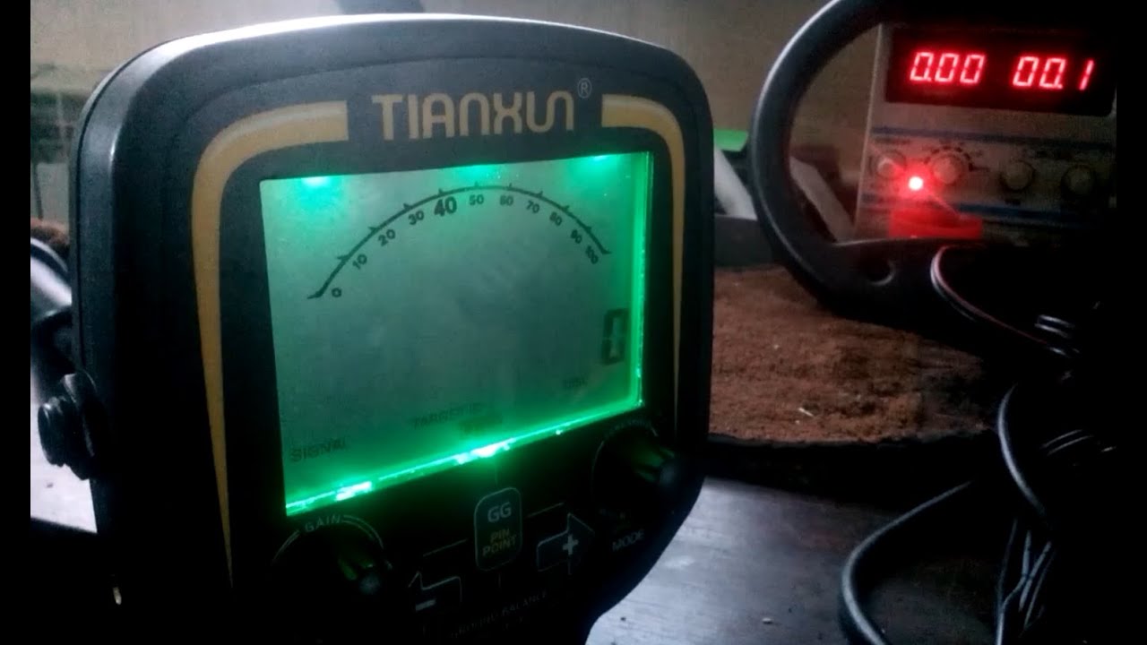 Tianxun TX-850 как замерять рабочую частоту металлоискателя