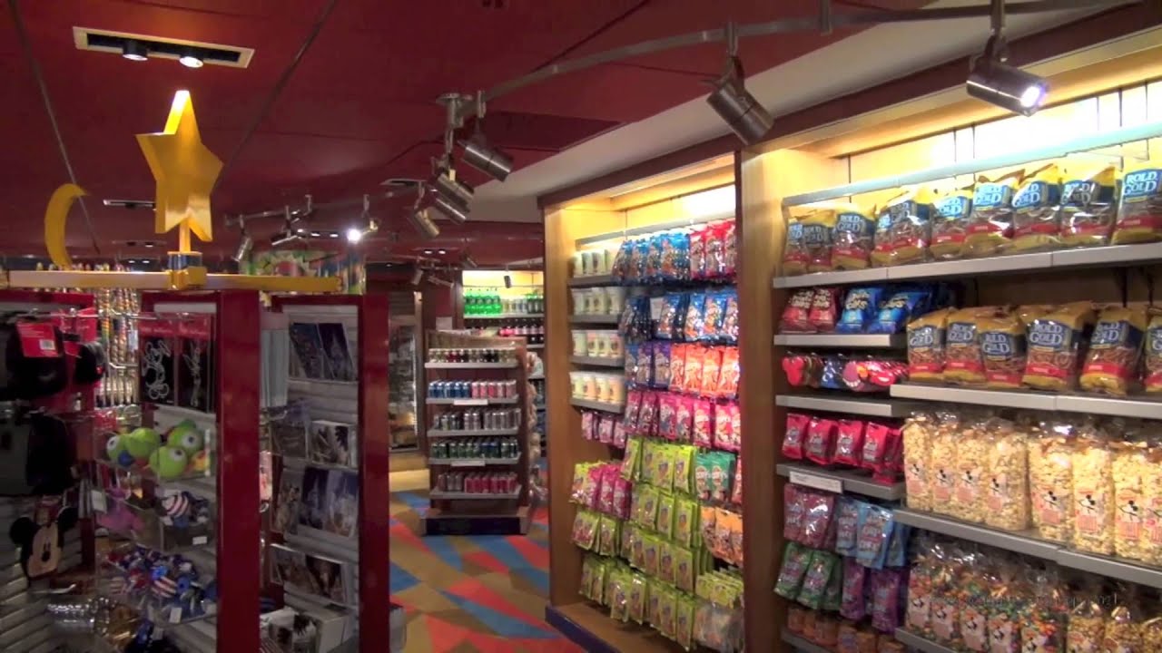 Fantasia Shop and Fantasia Market at Disney's Contemporary Resort Walt Disney World HD 1080p