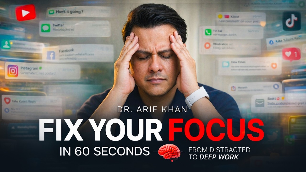 Watch This If You Can&rsquo;t Focus for 10 Minutes | Dr. Arif Khan
