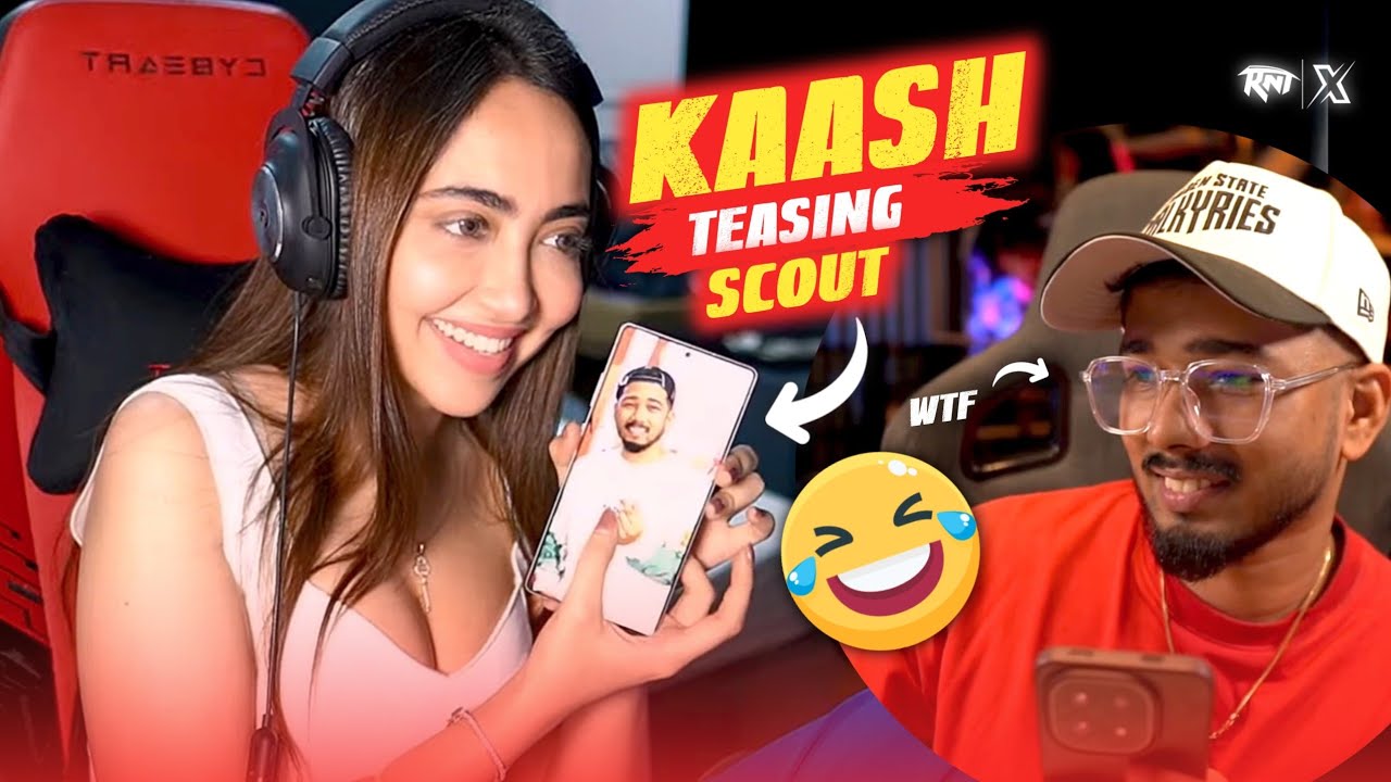 KAASH & SCOUT Funny teasing on Stream🤣💕