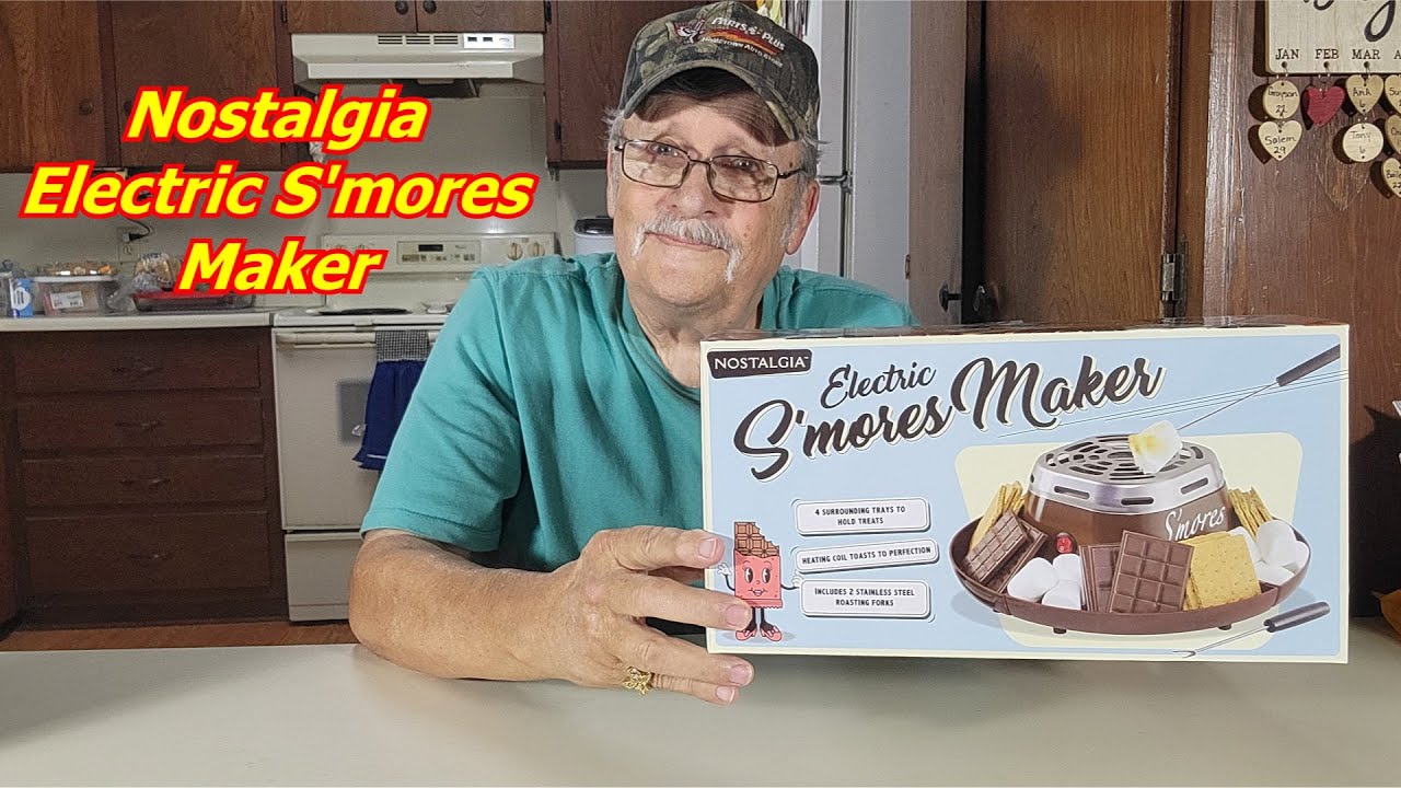 Обзор настольной электрической сушилки для зефира Nostalgia Tabletop Indoor Electric S'mores Make...