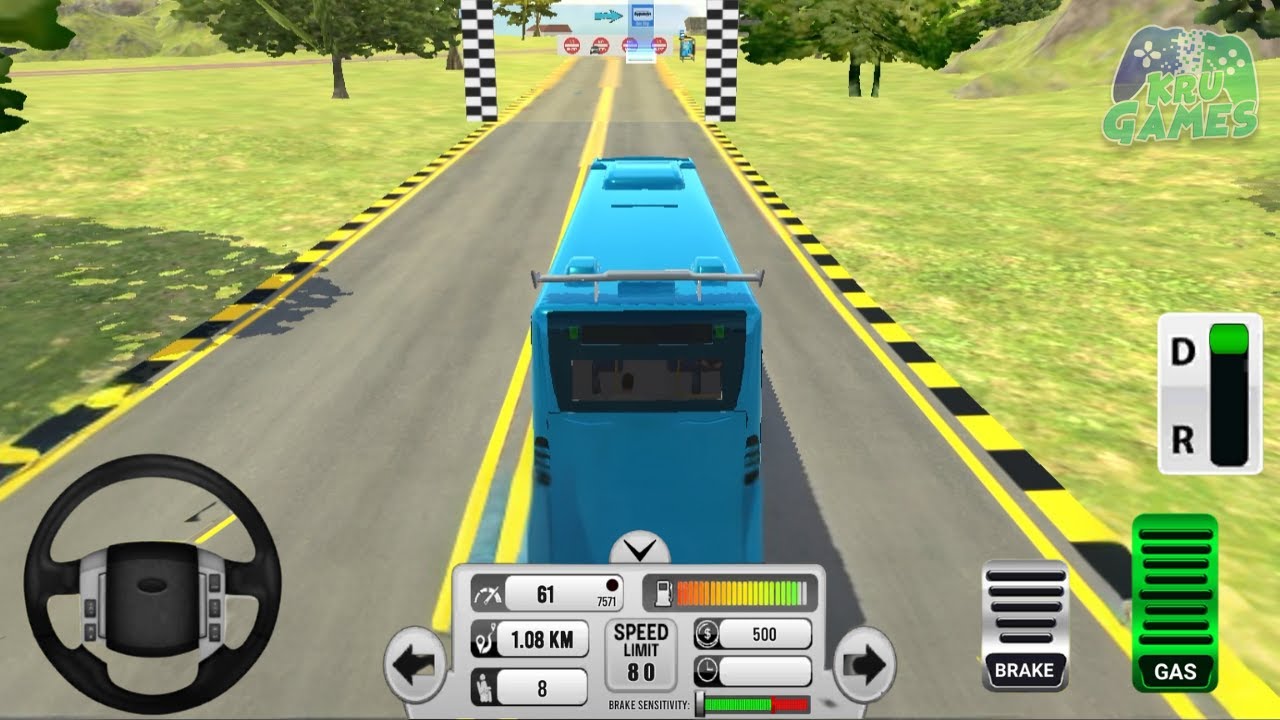 Coach Bus Driving Simulator 3D - Mega Ramp Racing Bus Driving Simulator - Android Gameplay