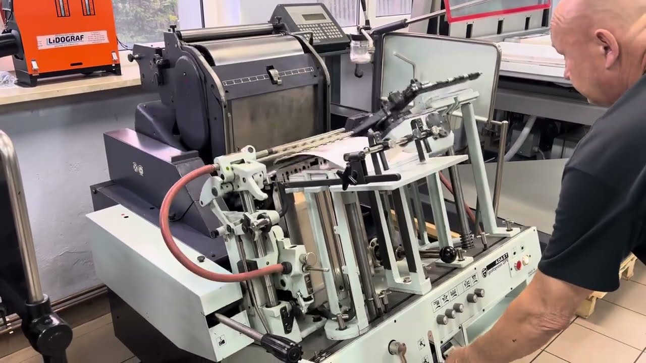 Adast Grafopress GPE letterpress machine