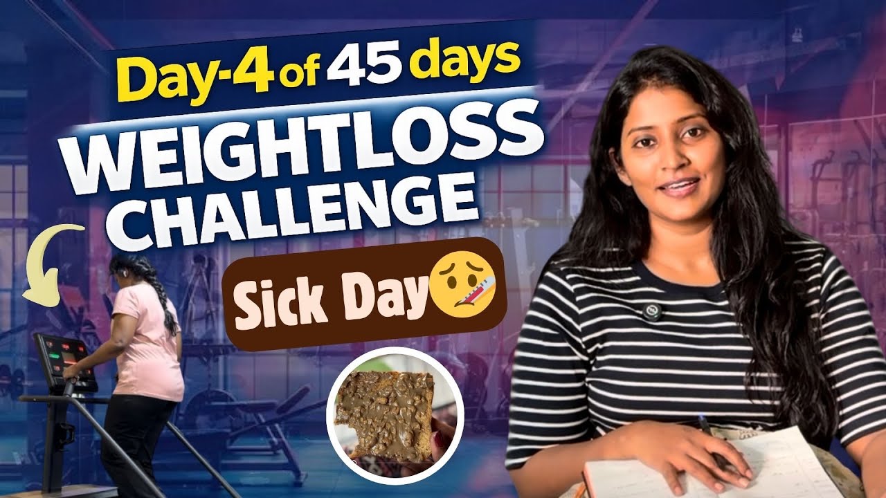 Day 4 / 45 Weight-loss Sick Day💪 #shorts #poojamiley #weightloss #45daysweightloss #trending #viral