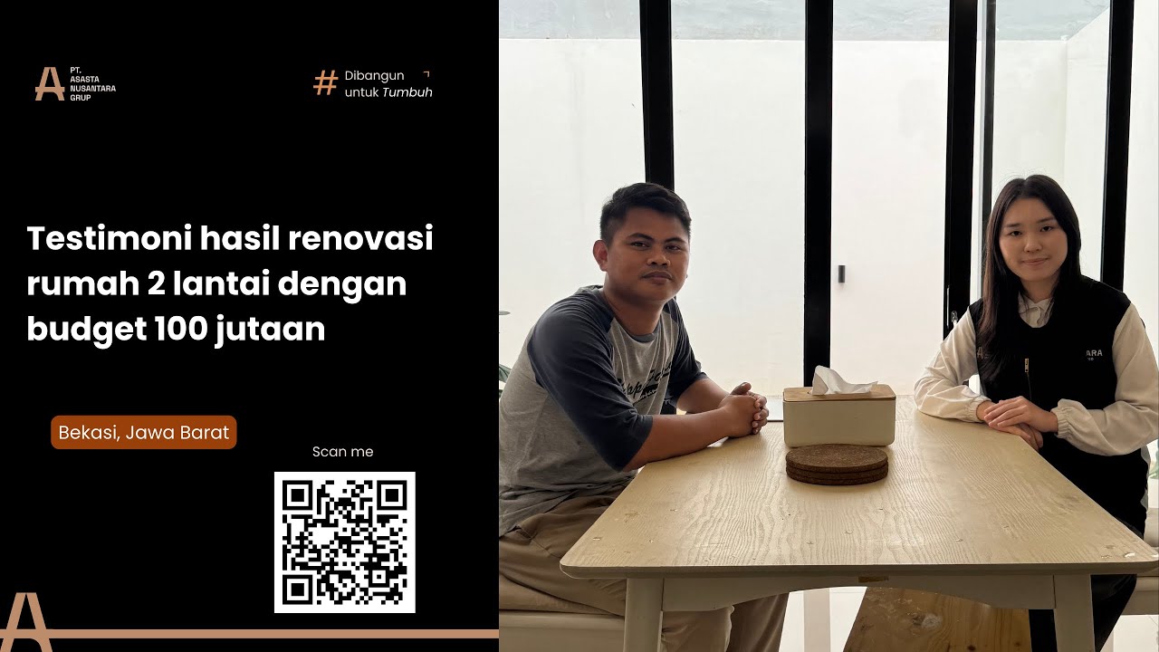TESTIMONI HASIL RENOVASI RUMAH 2 LANTAI BUDGET 100 JUTAAN✨