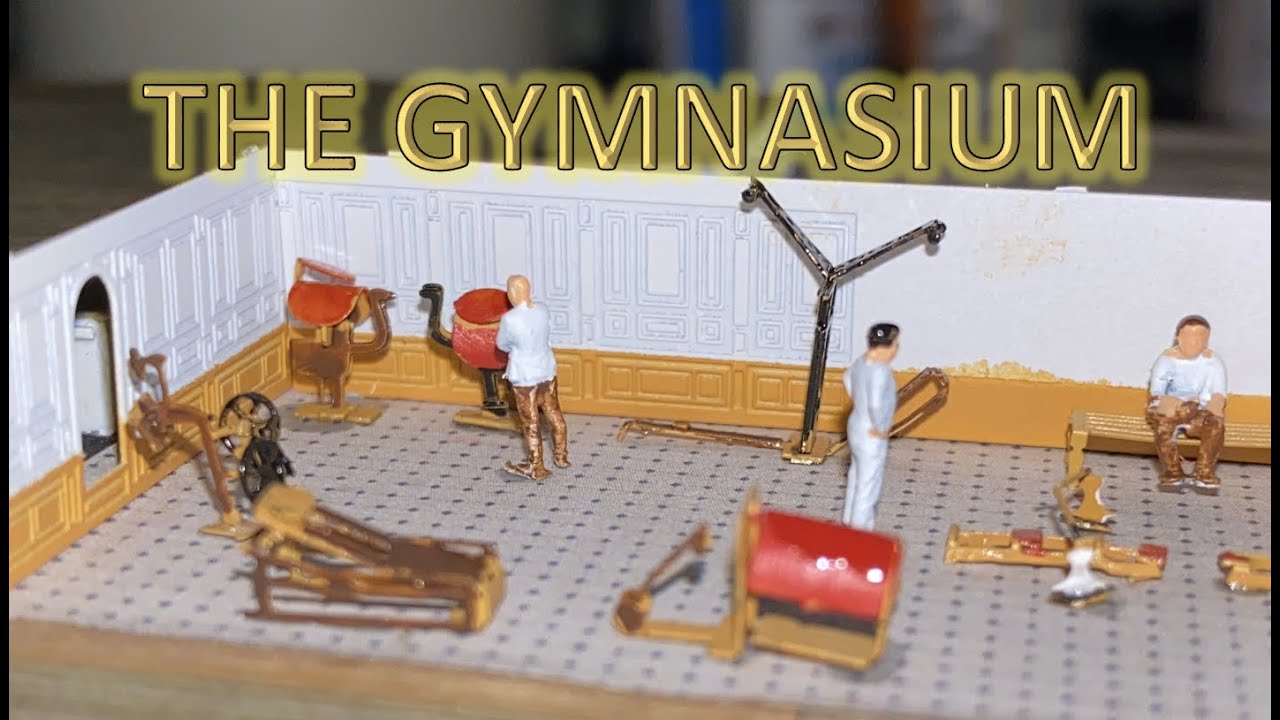 Radio Control Trumpeter 1:200 Titanic Build Part 58 - The Gymnasium