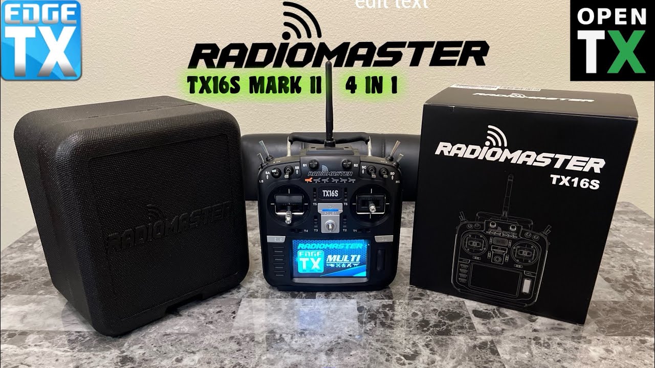 Распаковка и впечатления от радиоконтроллера RadioMaster TX16S Mark II (модуль 4 в 1) #rc #hobby ...
