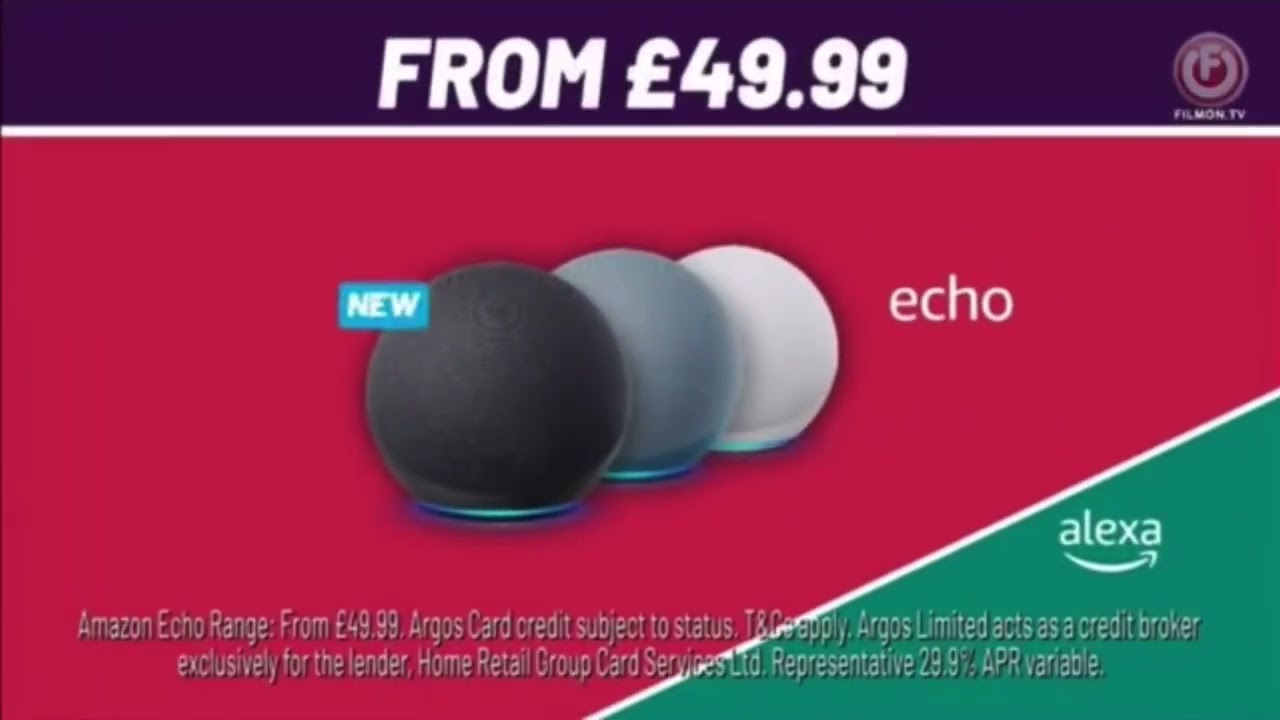 Argos NEW Catalogue Toys Games Echo Vouchers Christmas Advert 2020