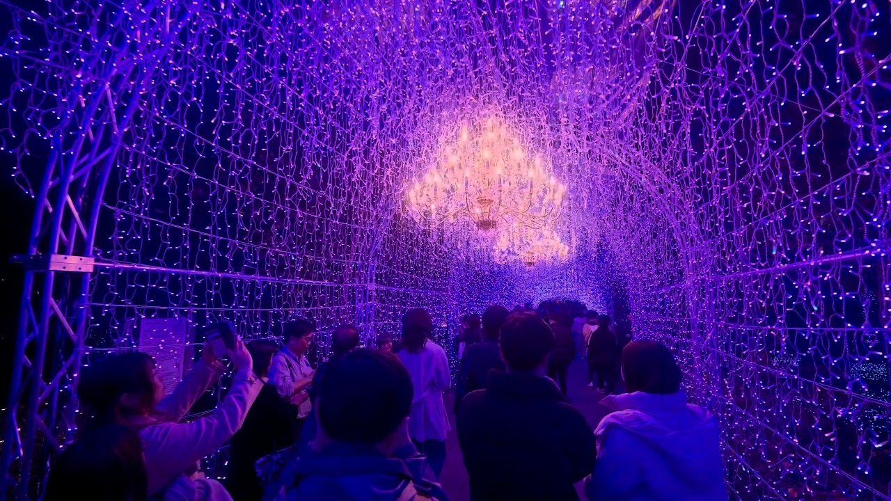 Enoshima Christmas Lights 2024/25 with tanuki・4K HDR