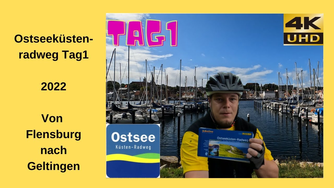 Ostseeküsten-Radweg Tag 1 von Flensburg nach Geltingen #ostsee #radreise #ebike #bikepacking