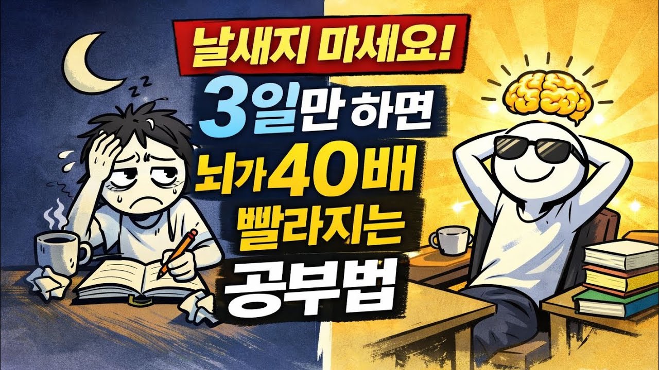 왜 100번 읽어도 기억이 안 날까? 뇌과학이 말하는 ‘남는 공부’ 3단계