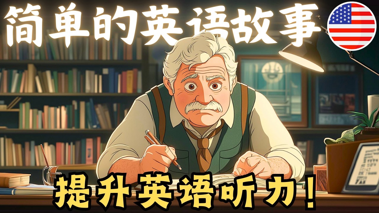 开始理解英语听力 🎧 简单的英语故事《作家的生活》 - 第5课