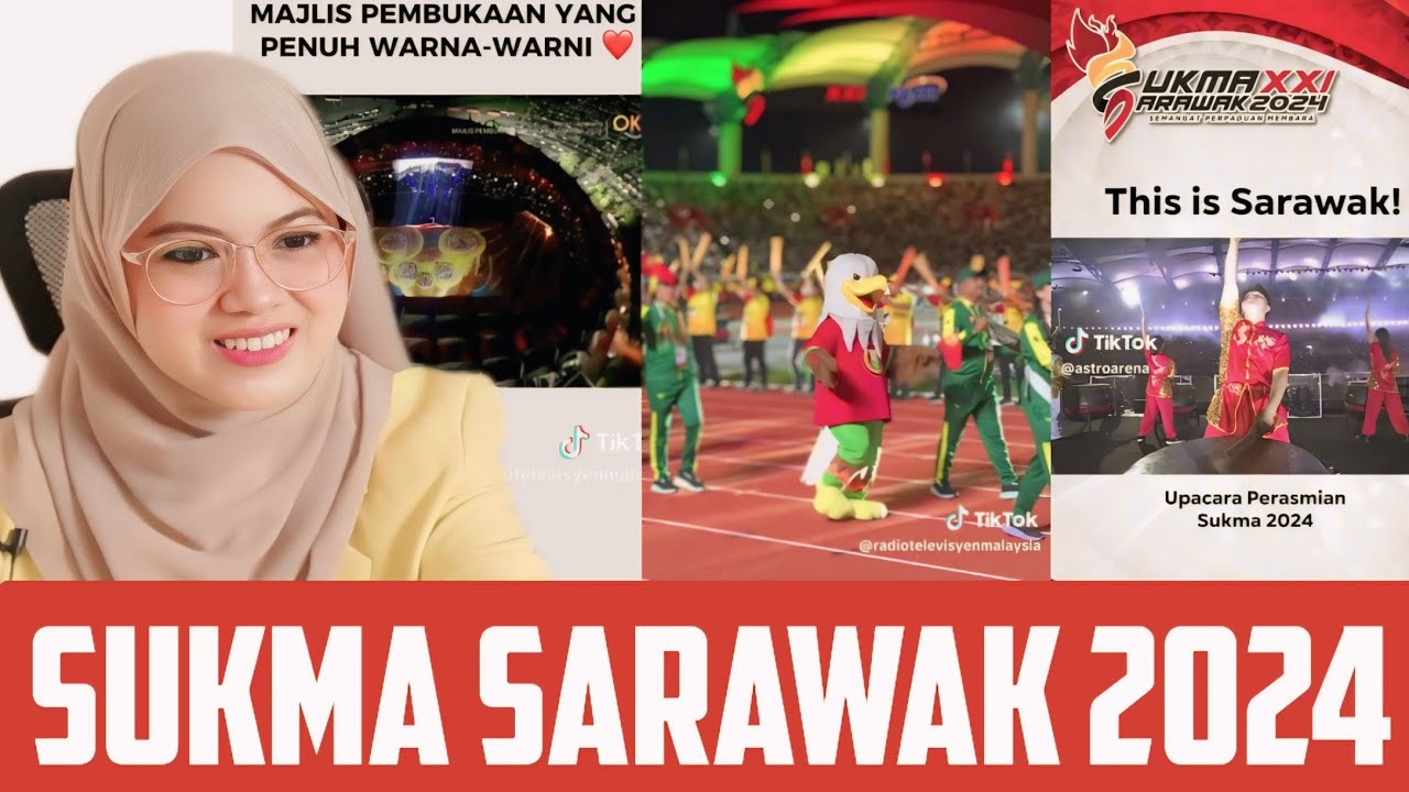 🔥PEMBUKAAN SUKMA SARAWAK 2024 ANTARA YG TERBAIK DI NEGARA | PERASMIAN BERTARAF DUNIA‼️SYABAS SARAWAK